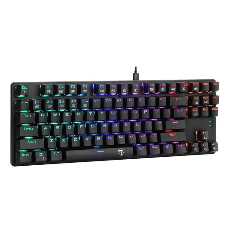 T-Dagger BORA Tenkeyless RGB LED Mechanical Gaming Keyboard – Black