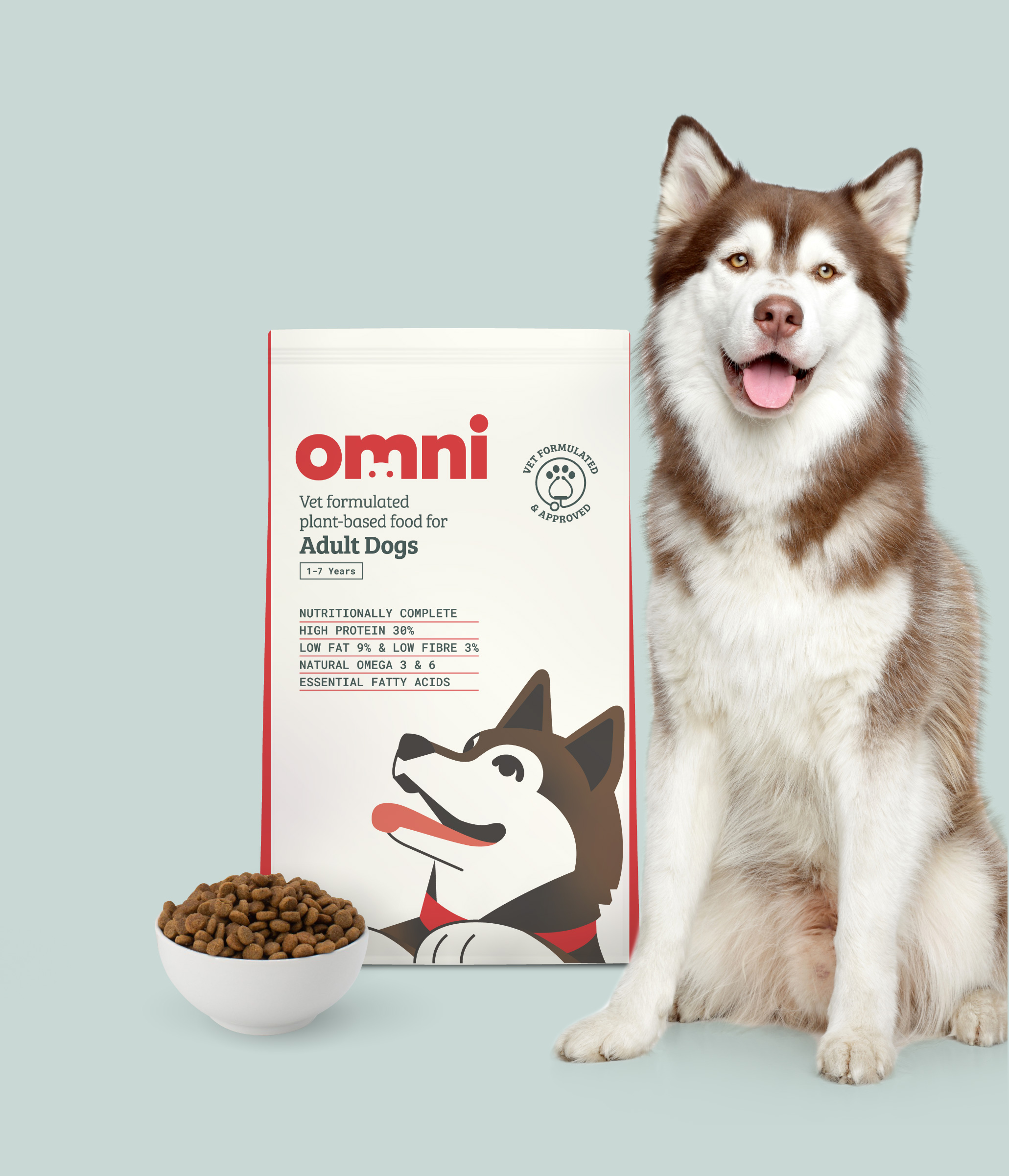 Omni Plant Based Vegan Adult Dog Food. Dry Dog Food South Africa.