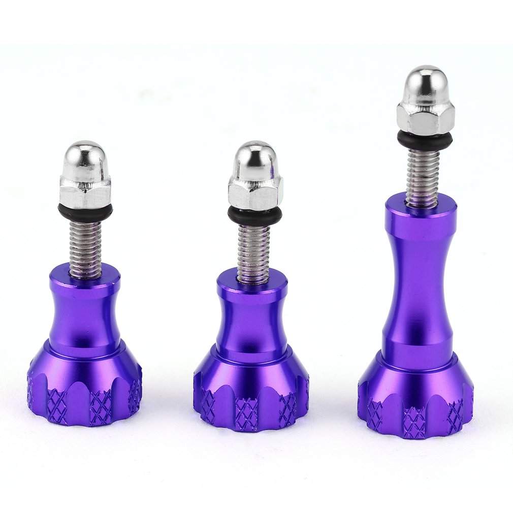 Purple Aluminum Screws (2 pack)