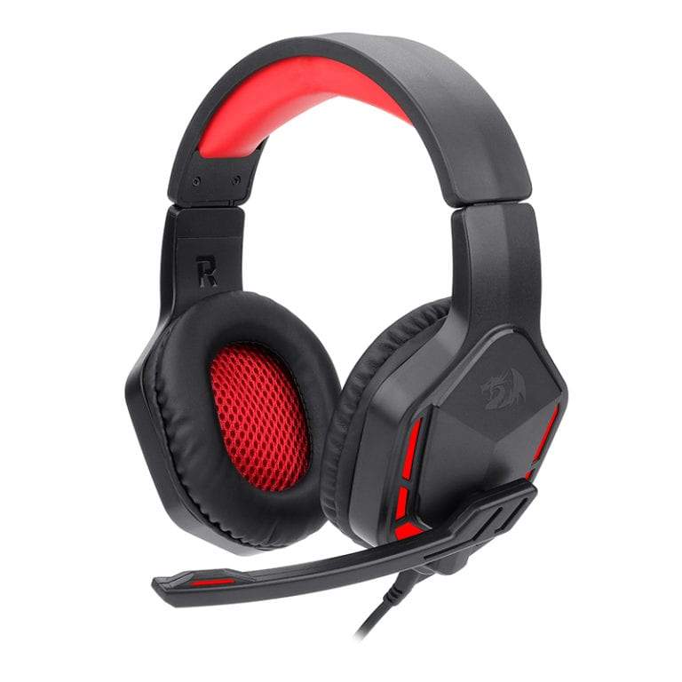REDRAGON Over-Ear THEMIS Aux Gaming Headset – Black