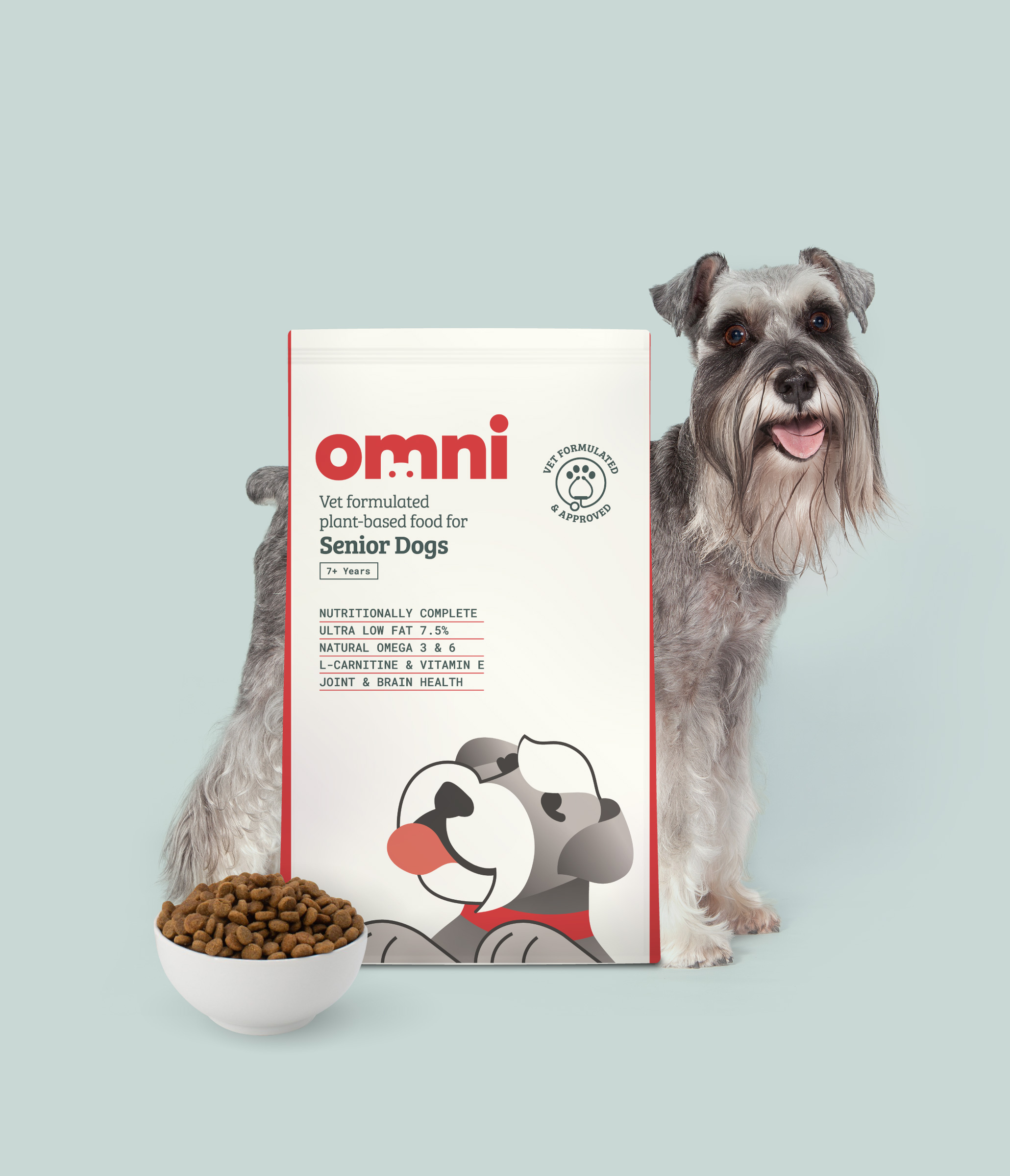 Omni Plant Based Vegan Senior Dog Food. Dry Dog Food South Africa.