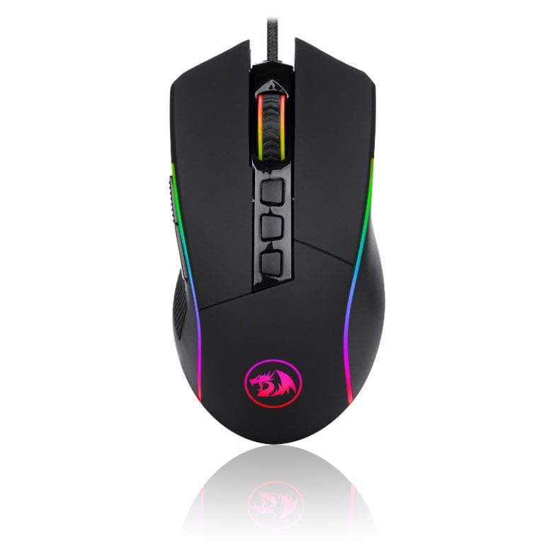 REDRAGON LONEWOLF PRO 32000DPI RGB Gaming Mouse – Black