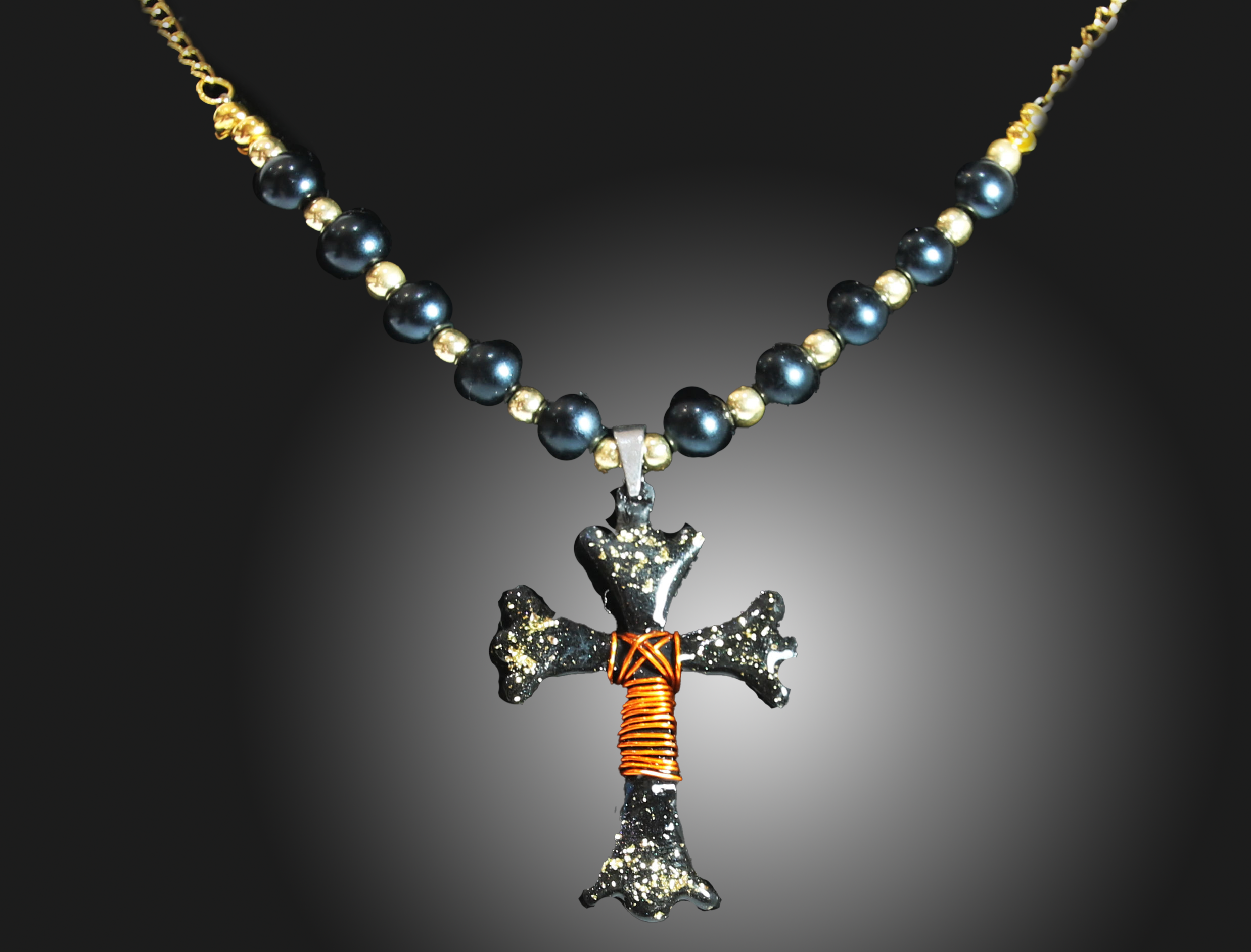 Fancy Cross Necklace