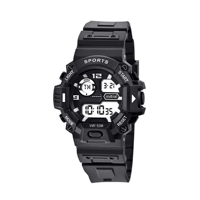 Initial Boy Size Digital Watch WK932B Black