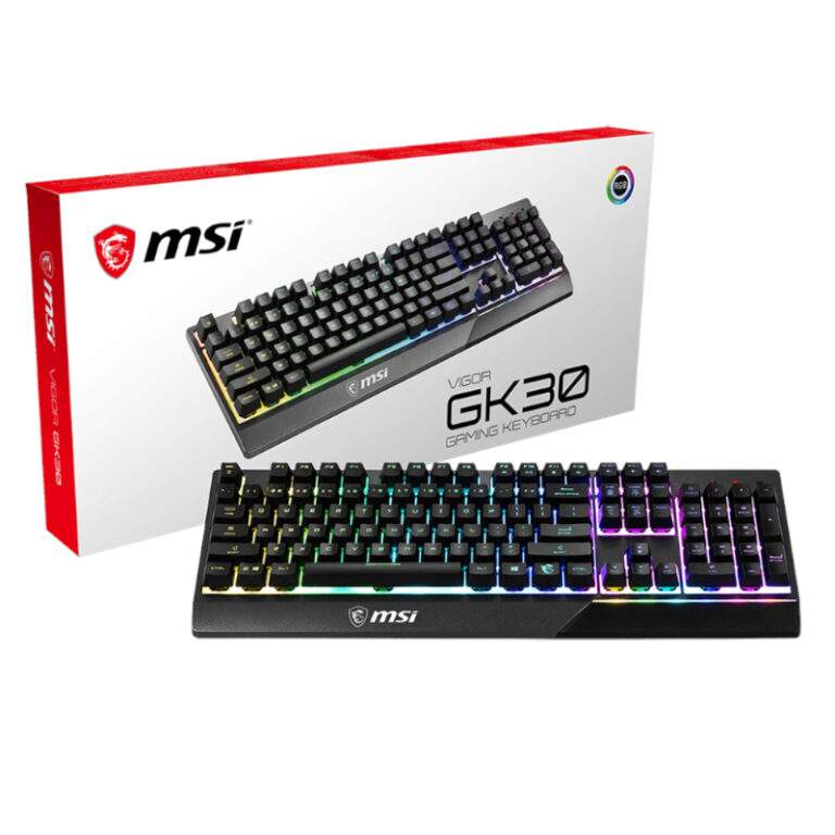MSI Vigor GK30 RGB Mechanical Gaming Keyboard – Black