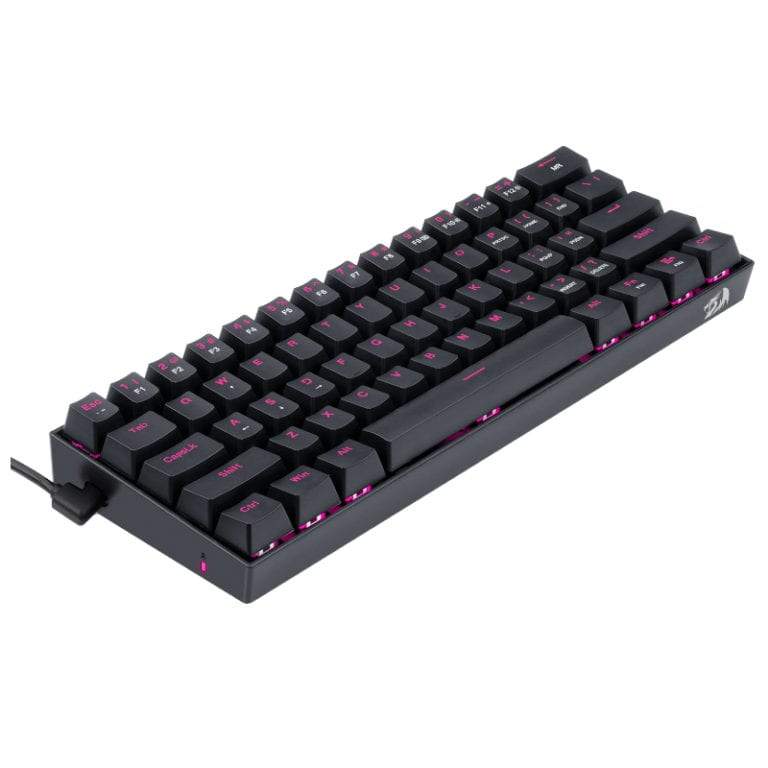 REDRAGON DRAGONBORN Wired Mechanical Keyboard Red LED 67Key Design – Black