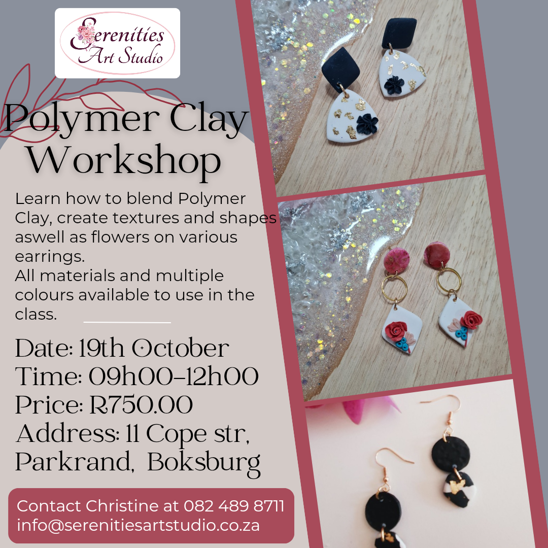 Polymer Clay Earring Workshop