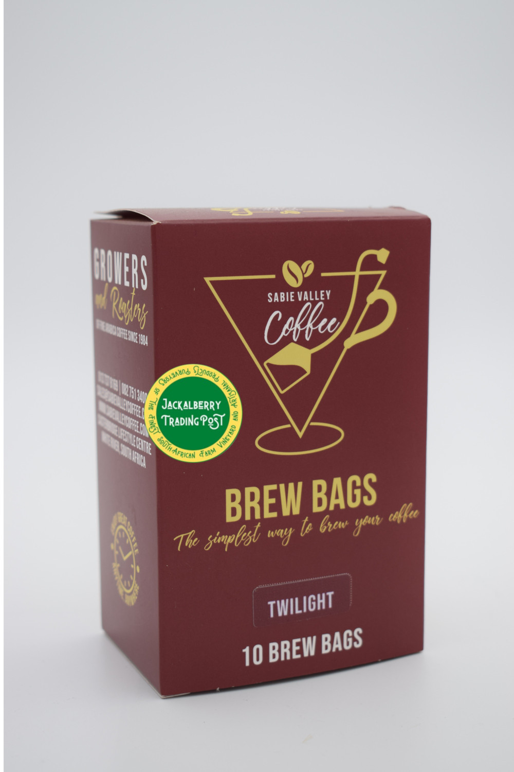 Sabie Valley Coffee 10 Brew Bags Twilight