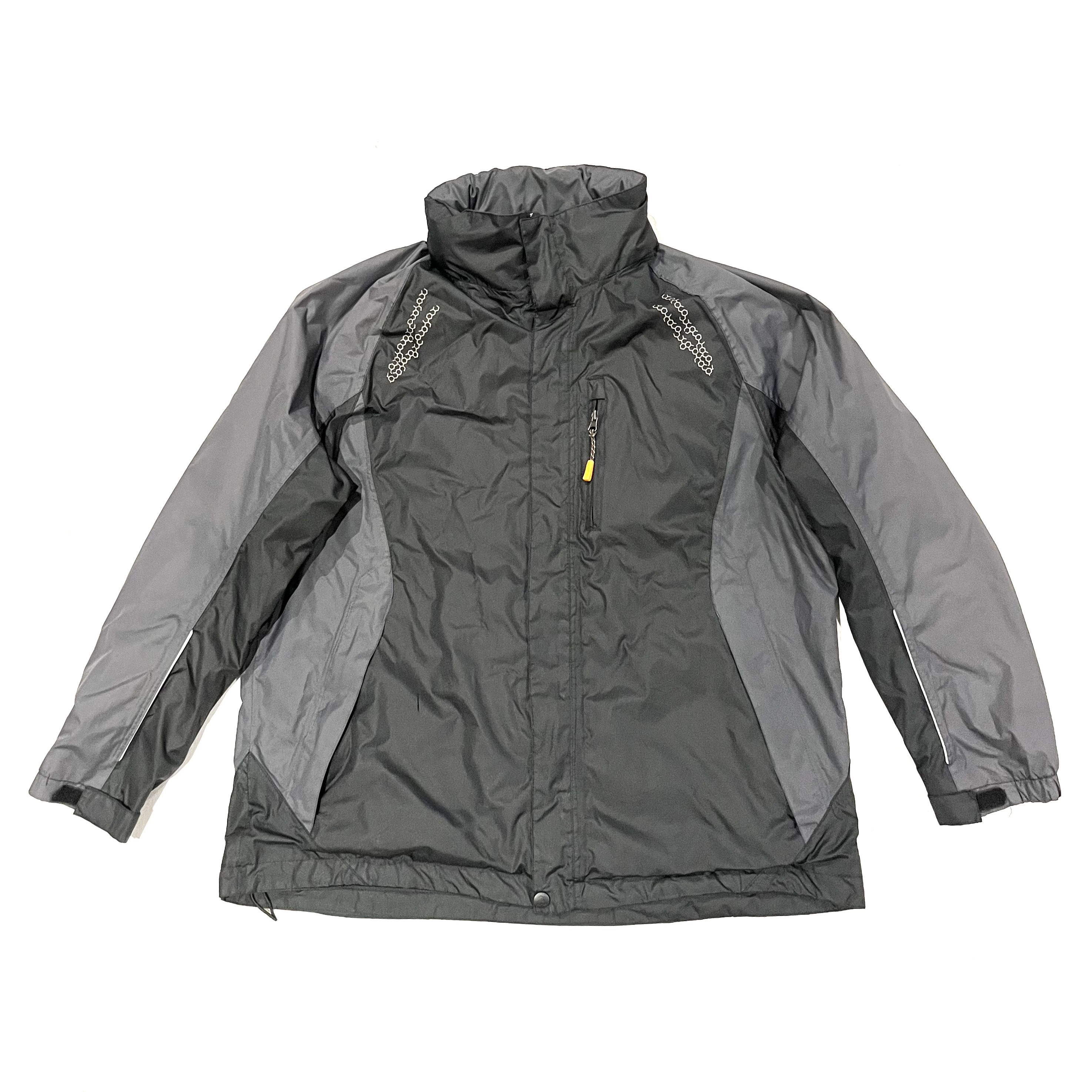 MENS Splash Black & Grey Technical Jacket