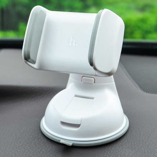 Hoco CA5 cellphone clip suction mount Car holder – White