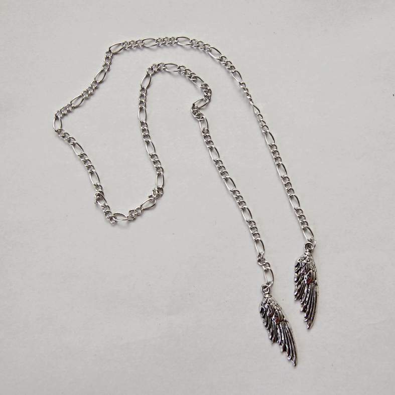 Face Chain - Silver Wings