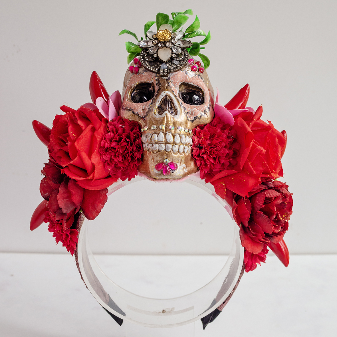 Skull Flower crown