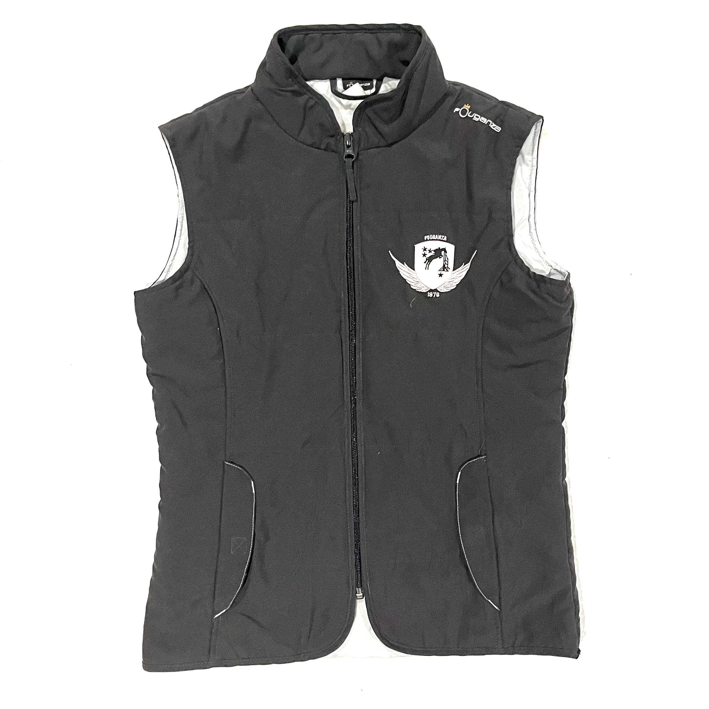 KIDS Fouganza Charcoal Sleeveless Jacket