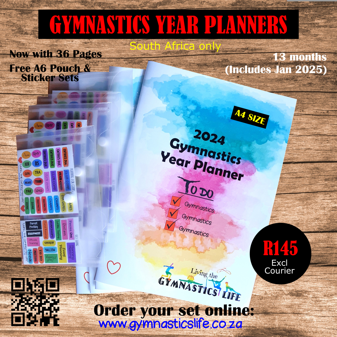 2024 Gymnastics Planner Set