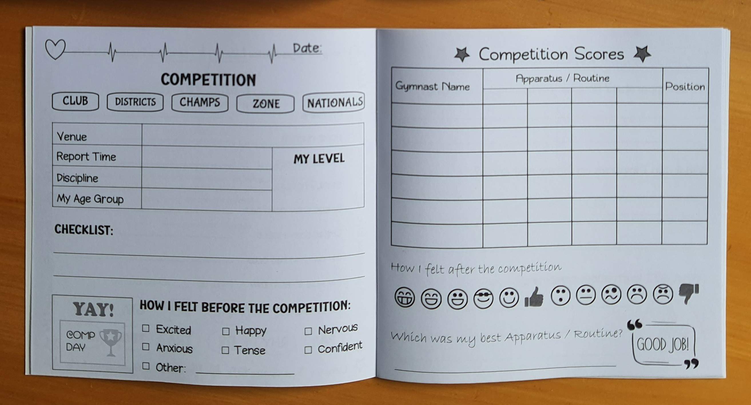 Score Book - My Competitions