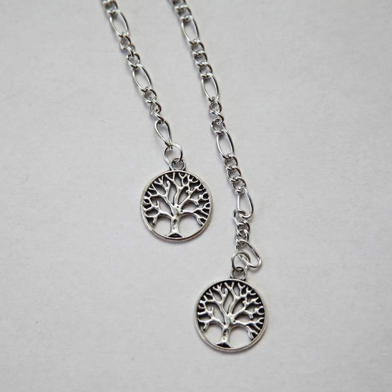 Face Chain - Sliver Tree of Life