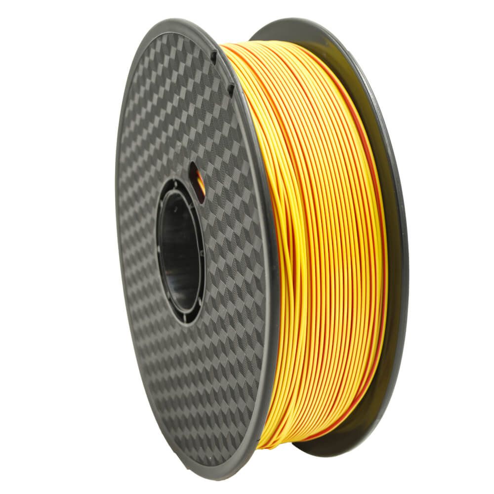 Wanhao PLA - Dual Colour, Red-Yellow Filament  1.75mm 1KG