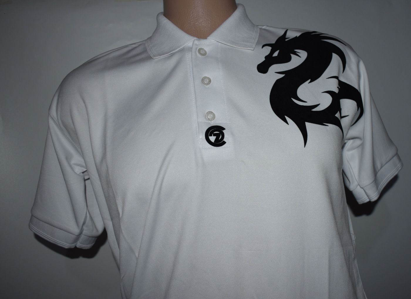 Dragon Golf-shirt White