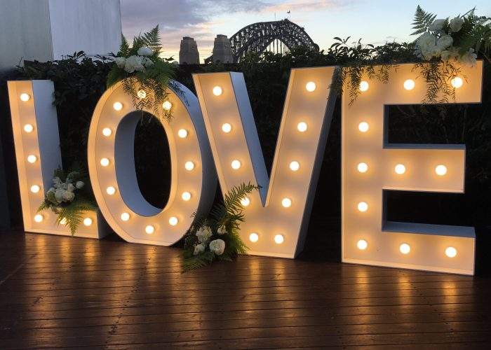 Marquee Letters 60 cm high