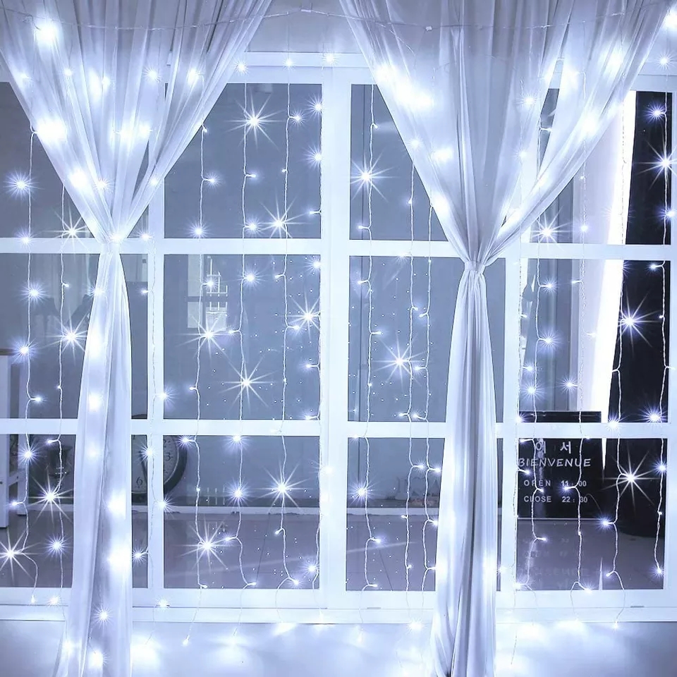 Curtain Fairy Lights 3mt x 2mt Cool White