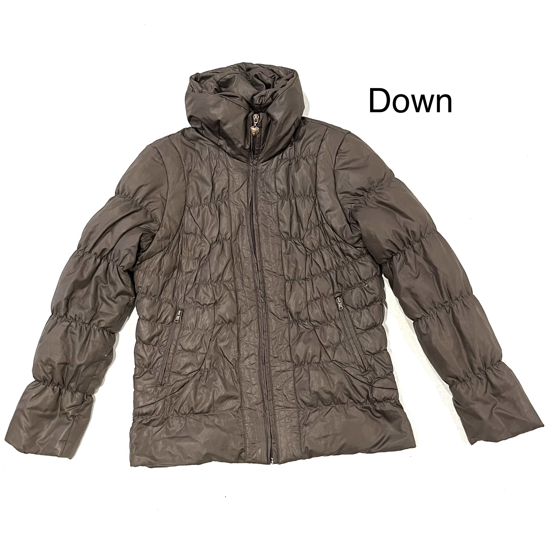 LADIES Yessica Brown Down Puffer Jacket