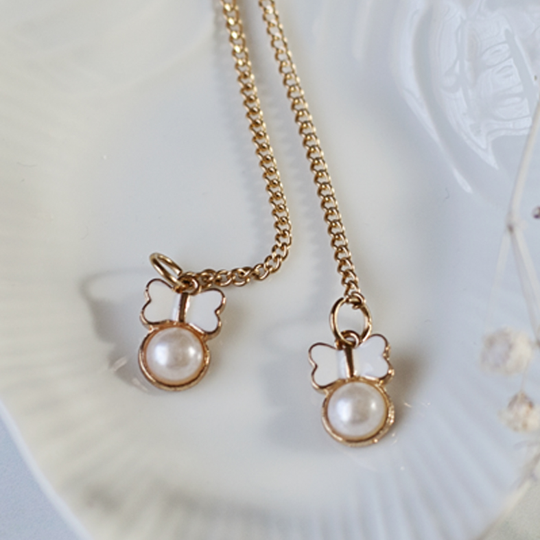 Face Chain - Gold Pearl