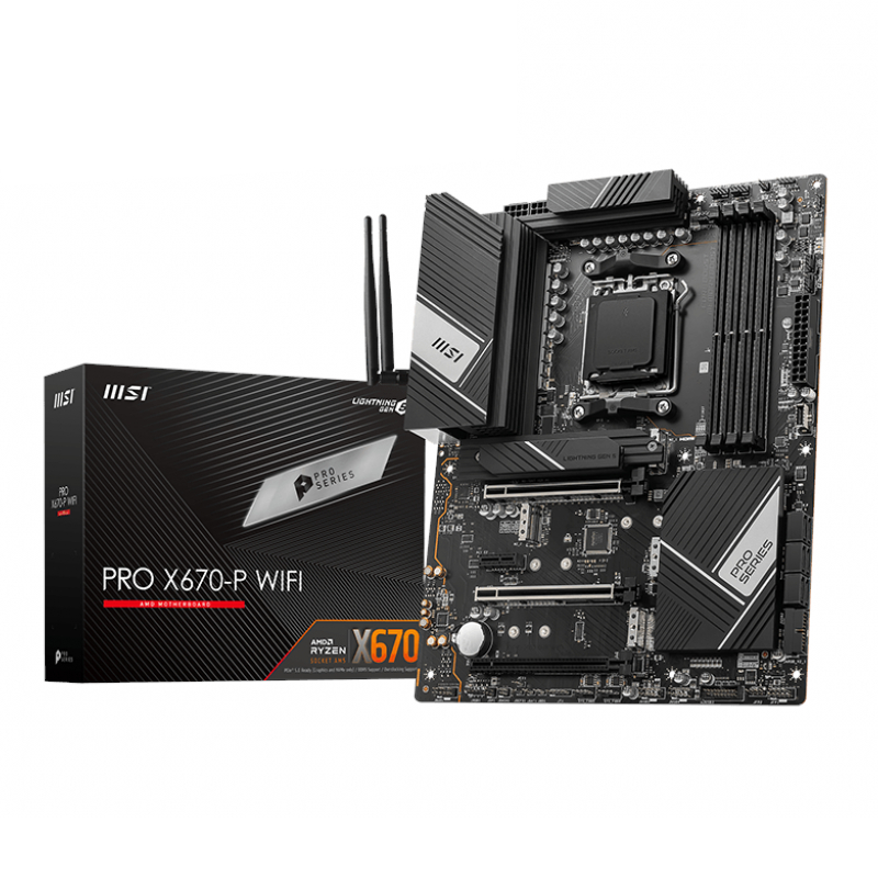 MSI PRO X670-P WIFI AMD AM5 ATX