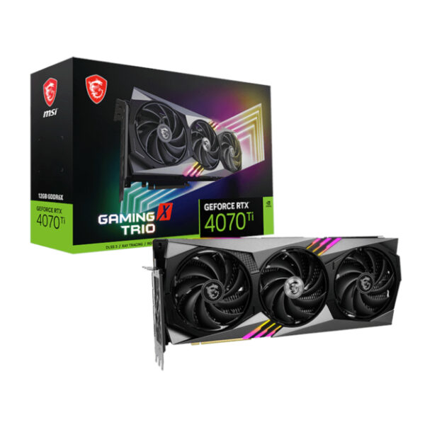 MSI Nvidia GeForce RTX 4070Ti Gaming X Trio 12G GDDR6X 256-BIT