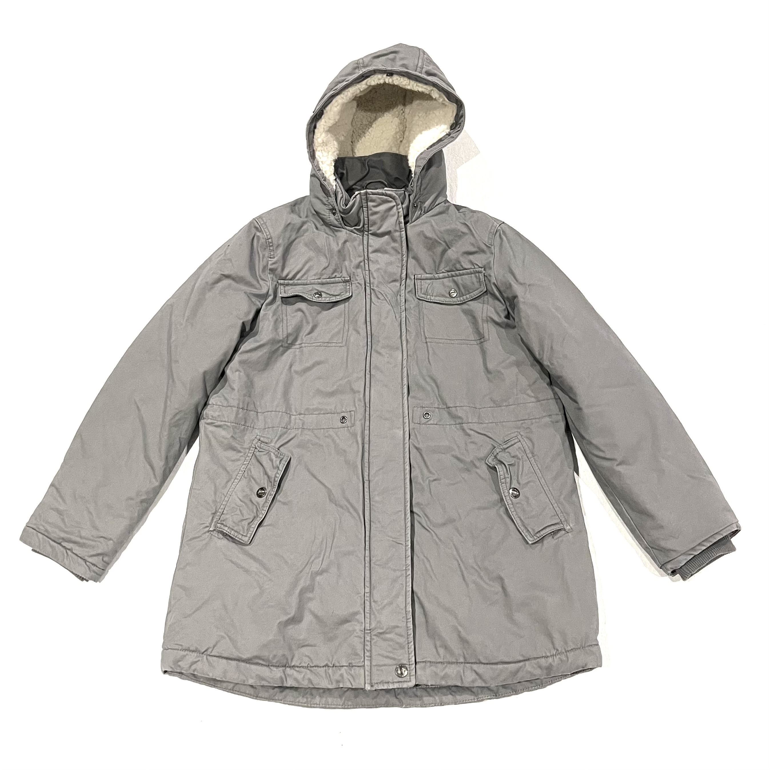 LADIES Up 2 Fashion Grey Parka Coat