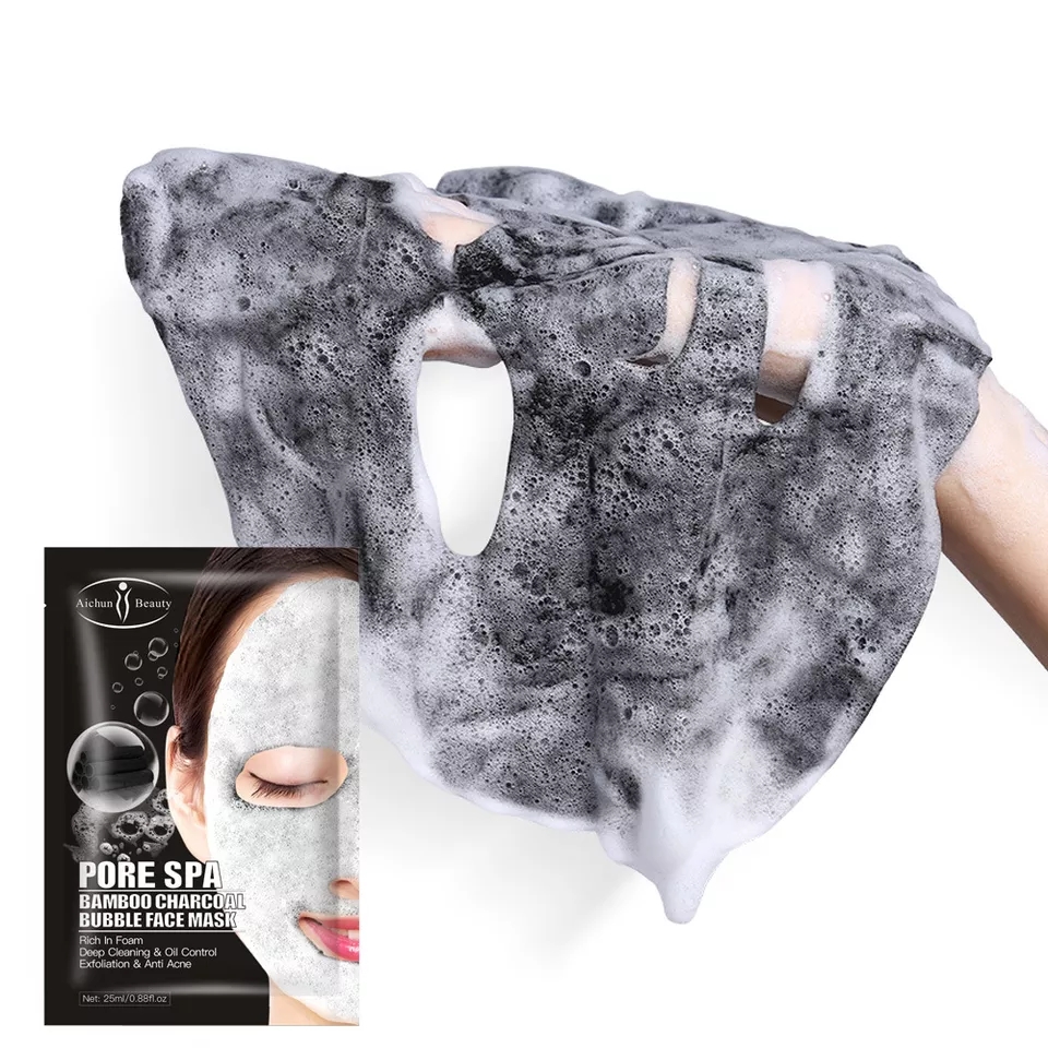 Charcoal Bubble Face Mask Satchet