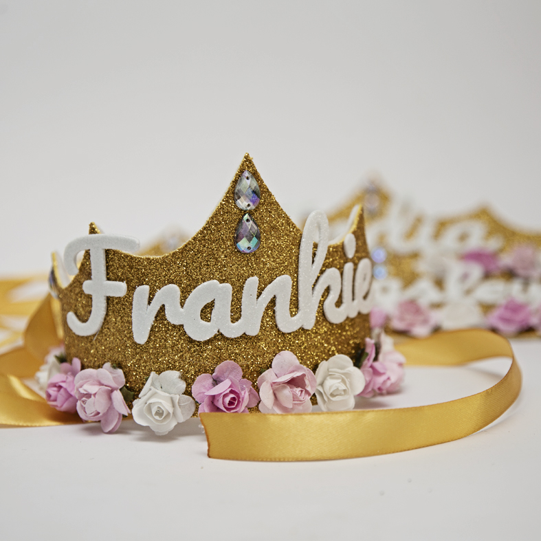 Personalised Glitter crown - MTO
