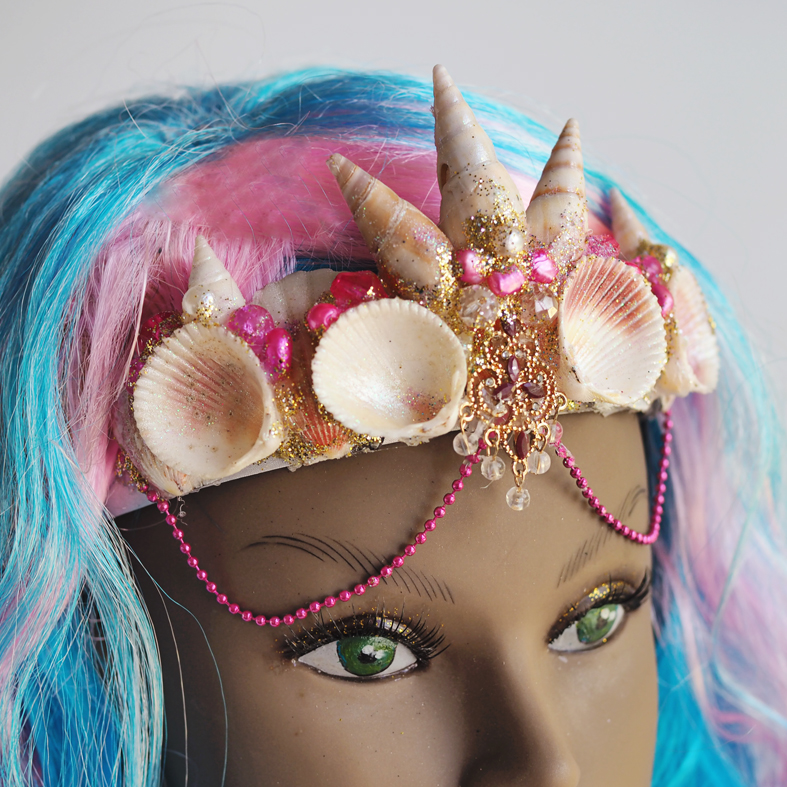 Princess Mermaid -  Natural Shells