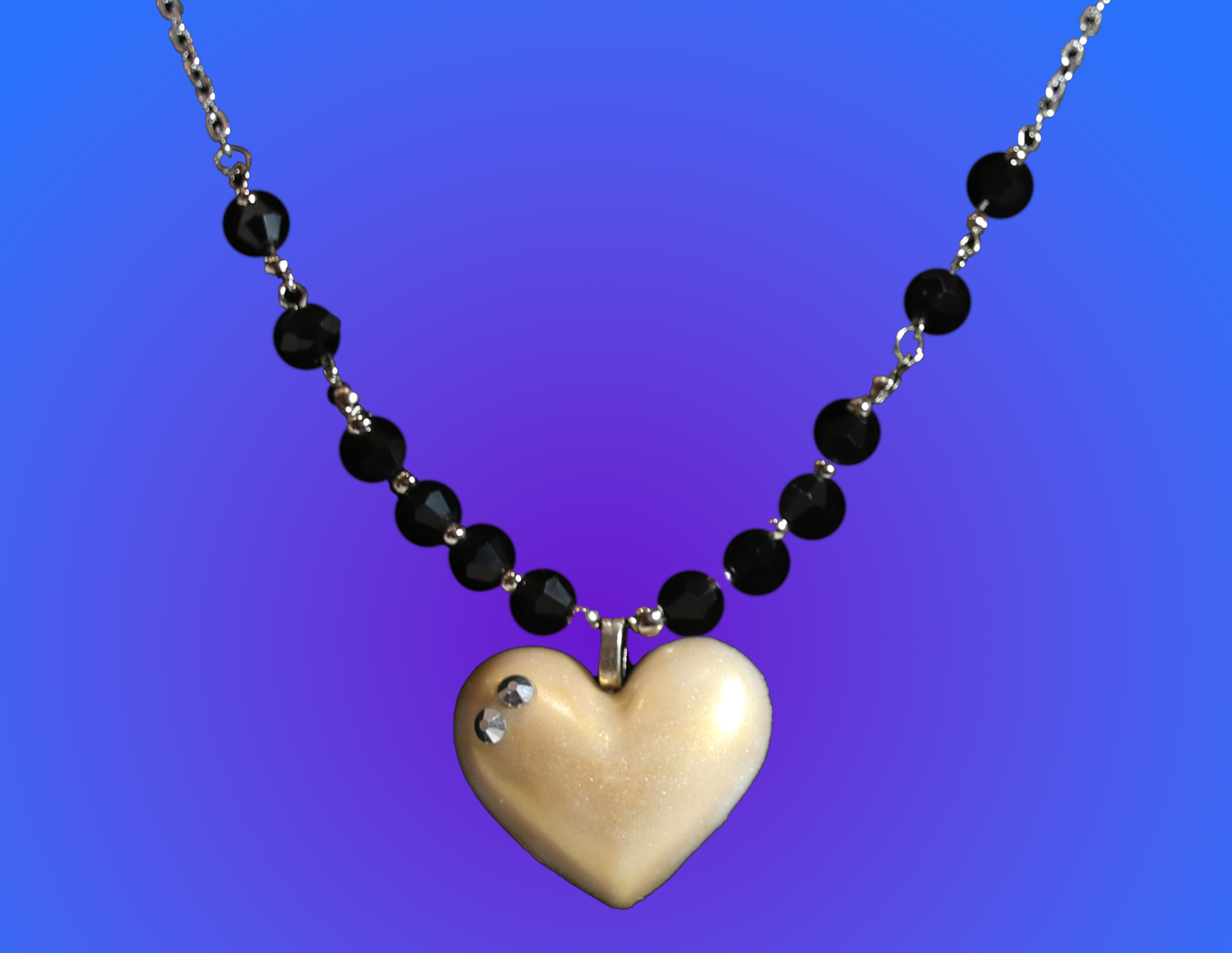 Heart Shaped Pendant and Necklace