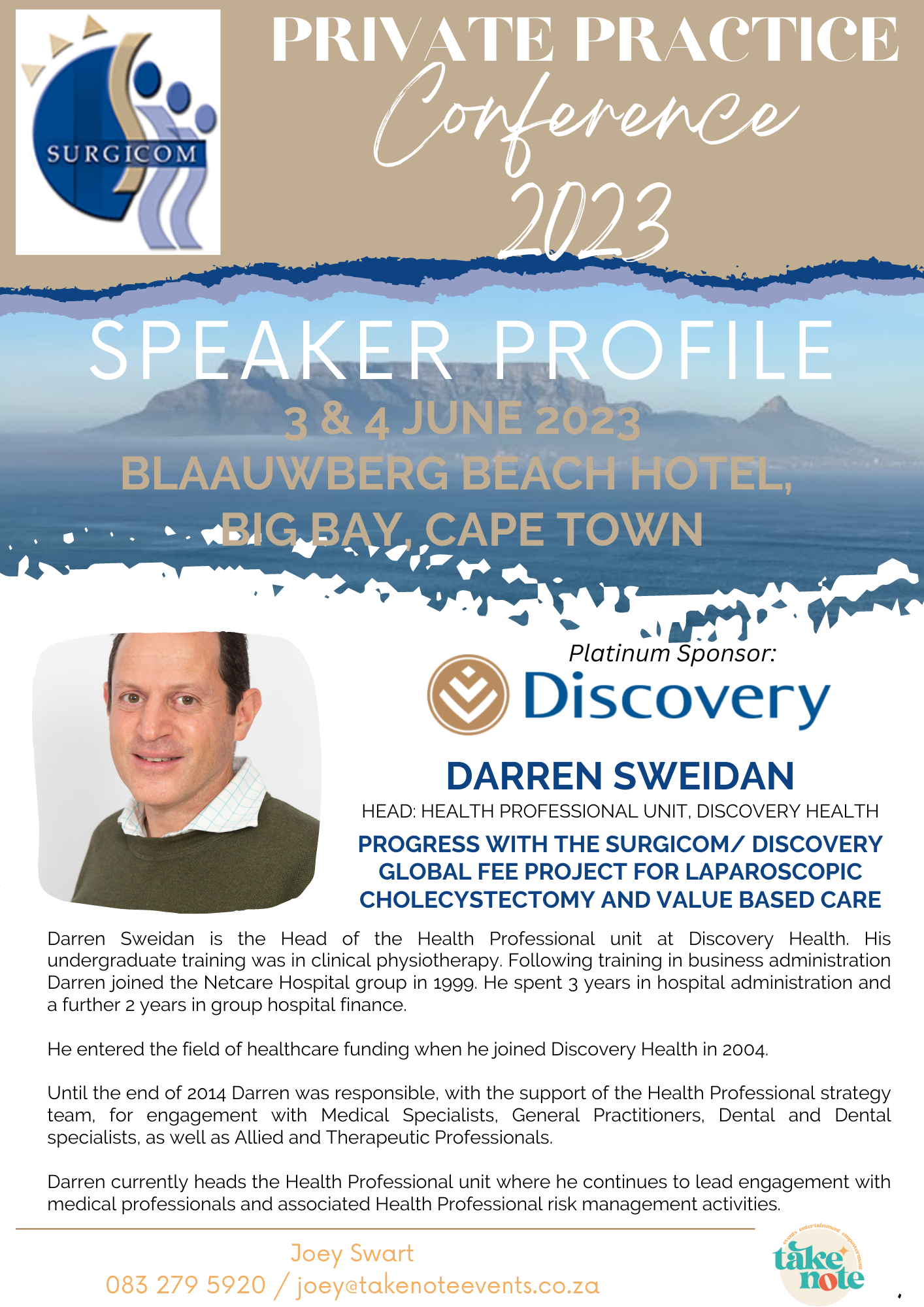 Surgicom - Speaker Profile - Darren Sweidanpng