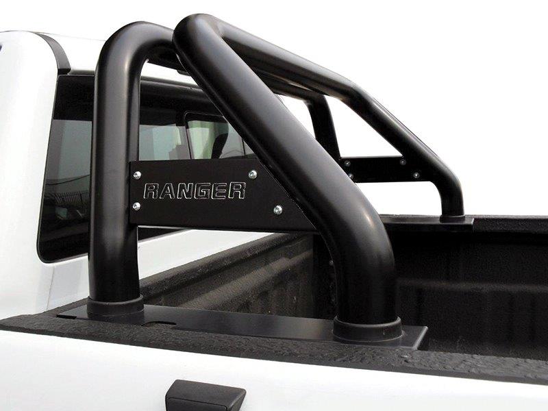 Ford Ranger Black Coated Sports Bar with Side Plates