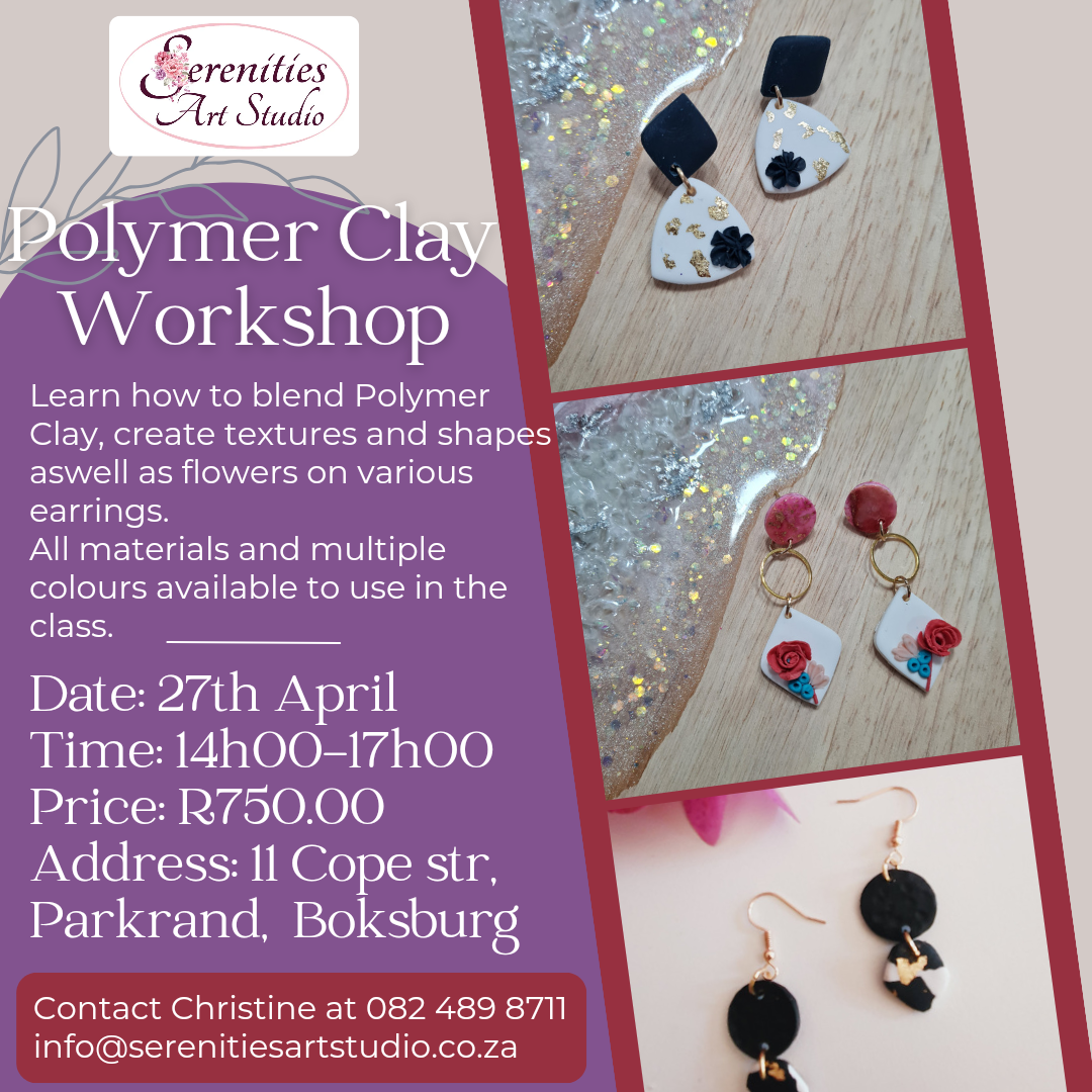 Polymer Clay Earring Workshop
