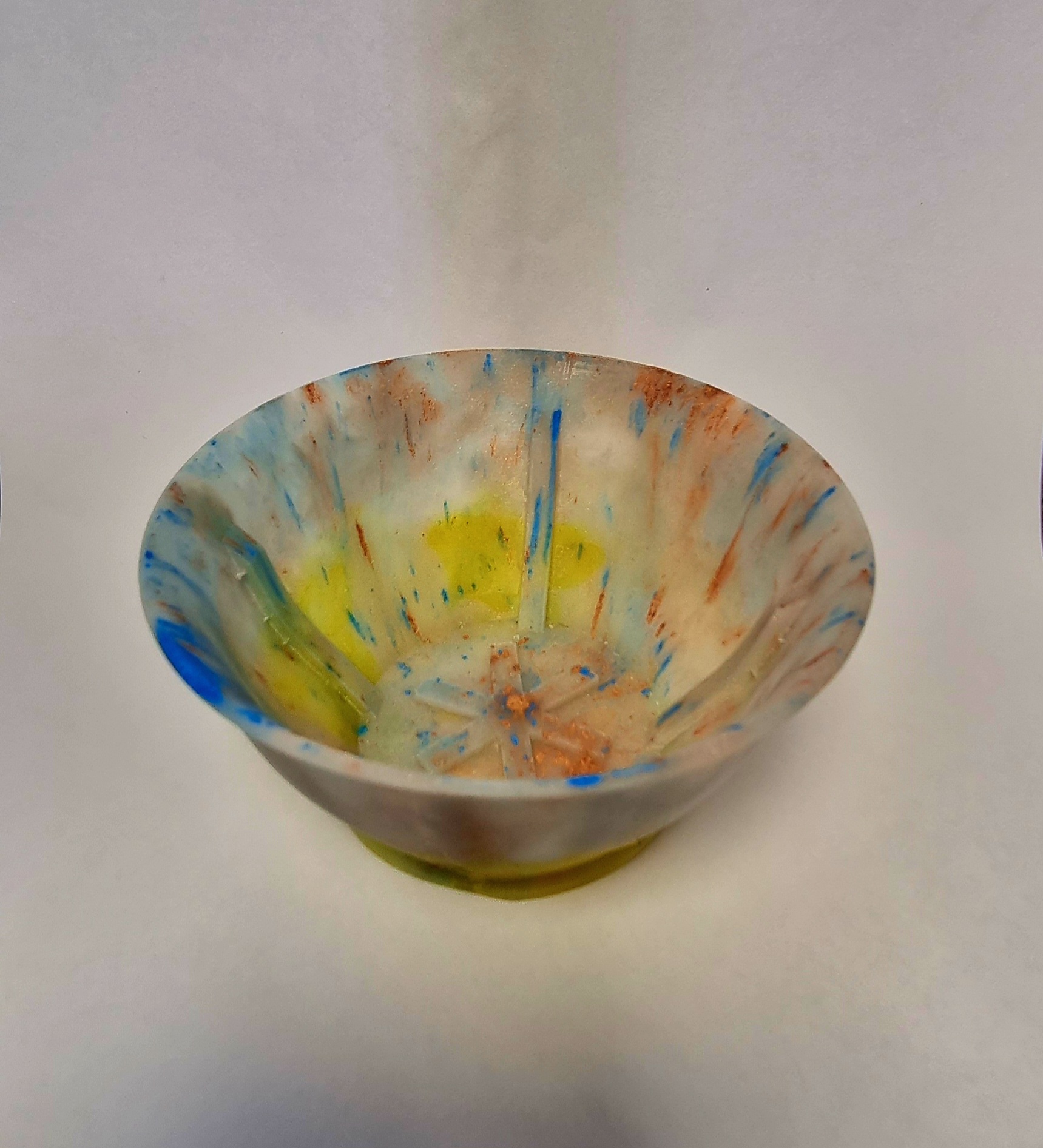 Resin cast shaving bowl. (Medium)