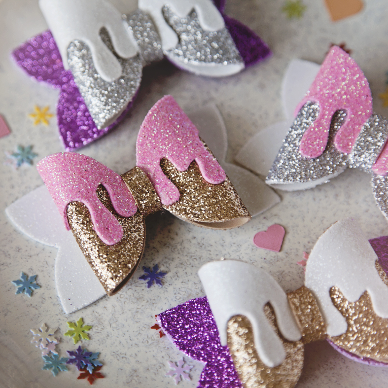 Bows - Glitter Icing