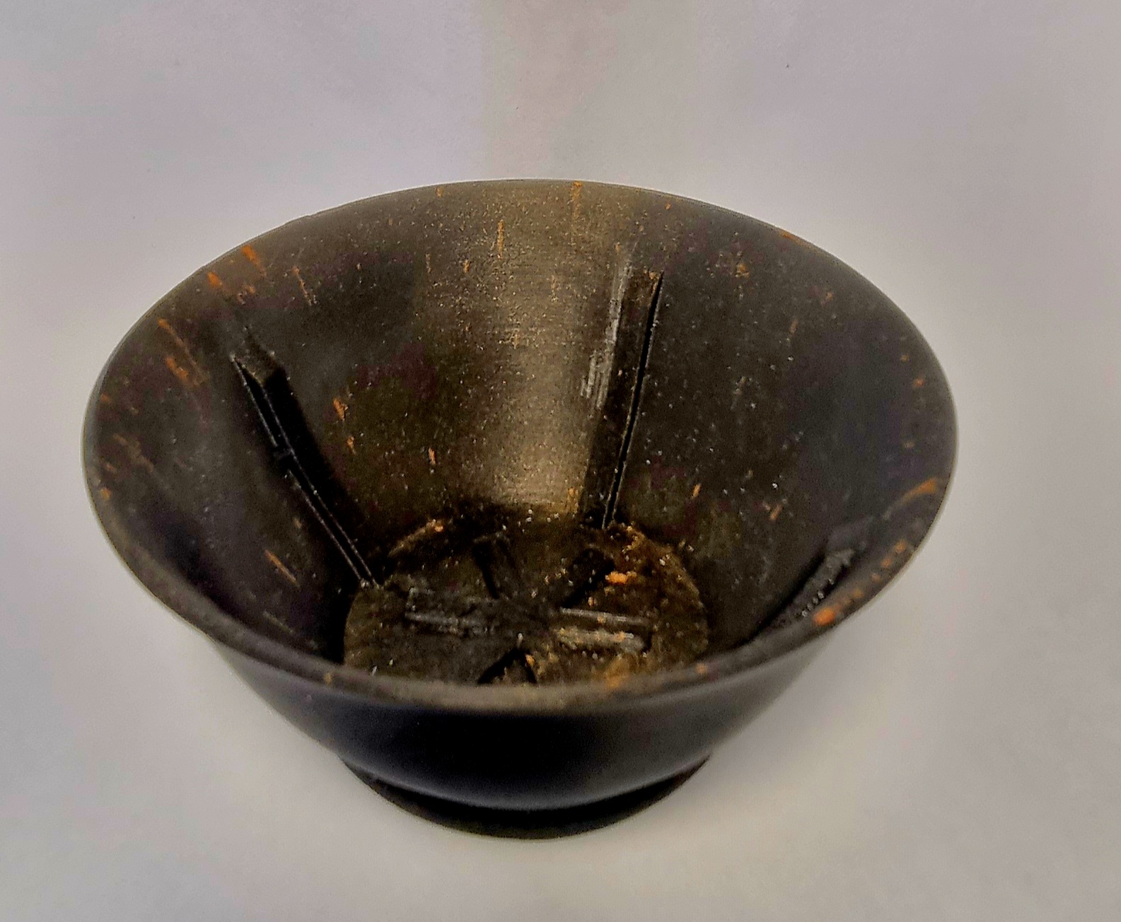 Resin cast shaving bowl. (Medium)