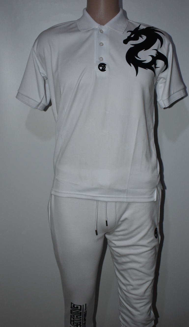 Dragon Golf-shirt White