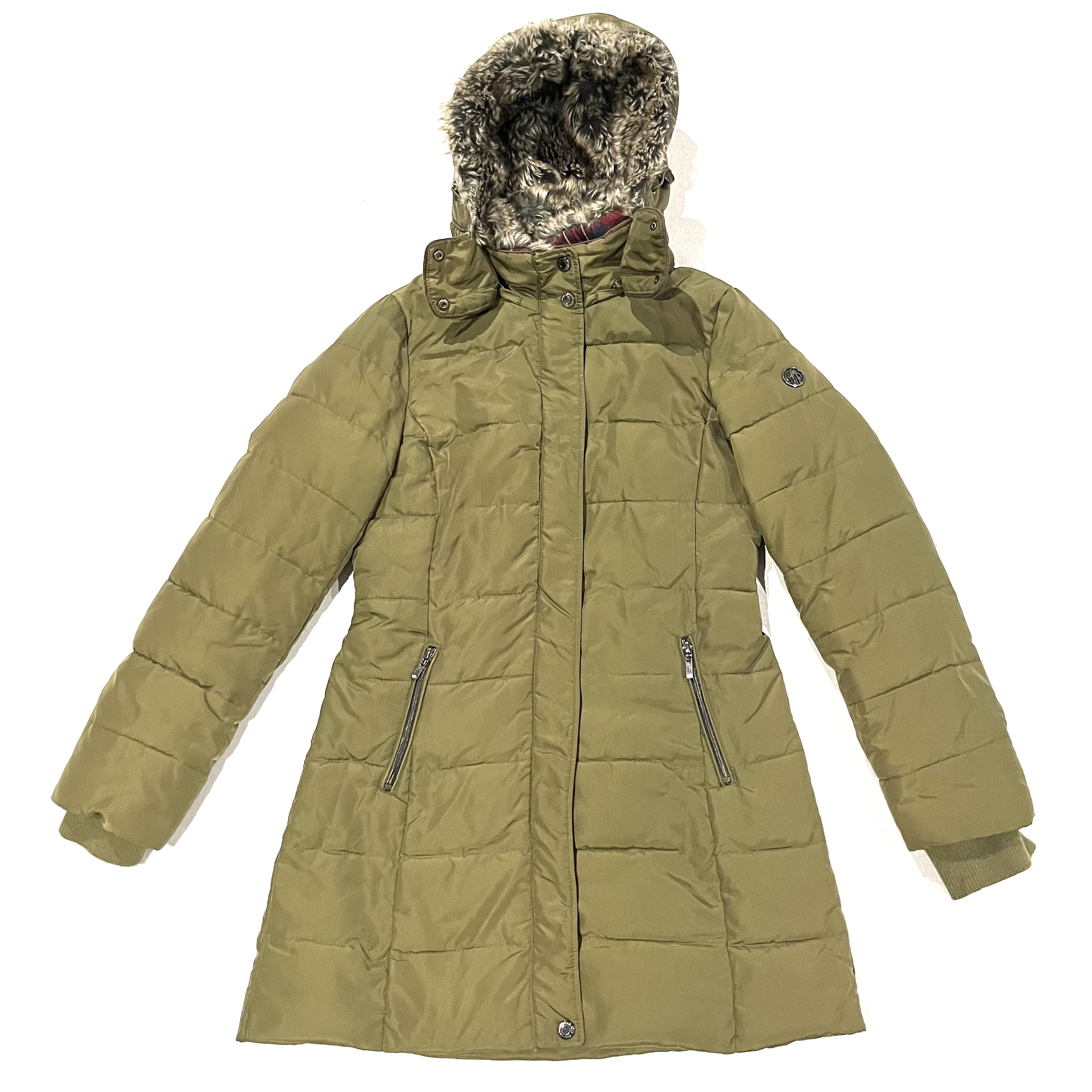 LADIES Fritzi aus Preuben Green Puffer Coat