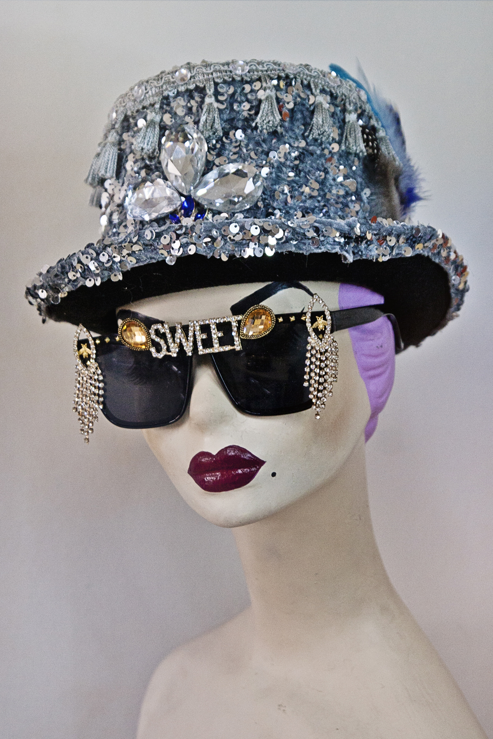 Rave Top Hat - Silver