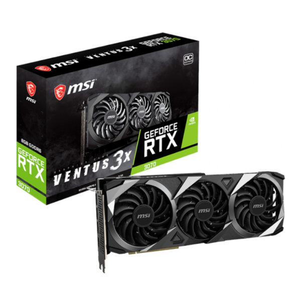 MSI Nvidia GeForce RTX 3070 Ventus 3X OC 8GB LHR GDDR6 256-BIT