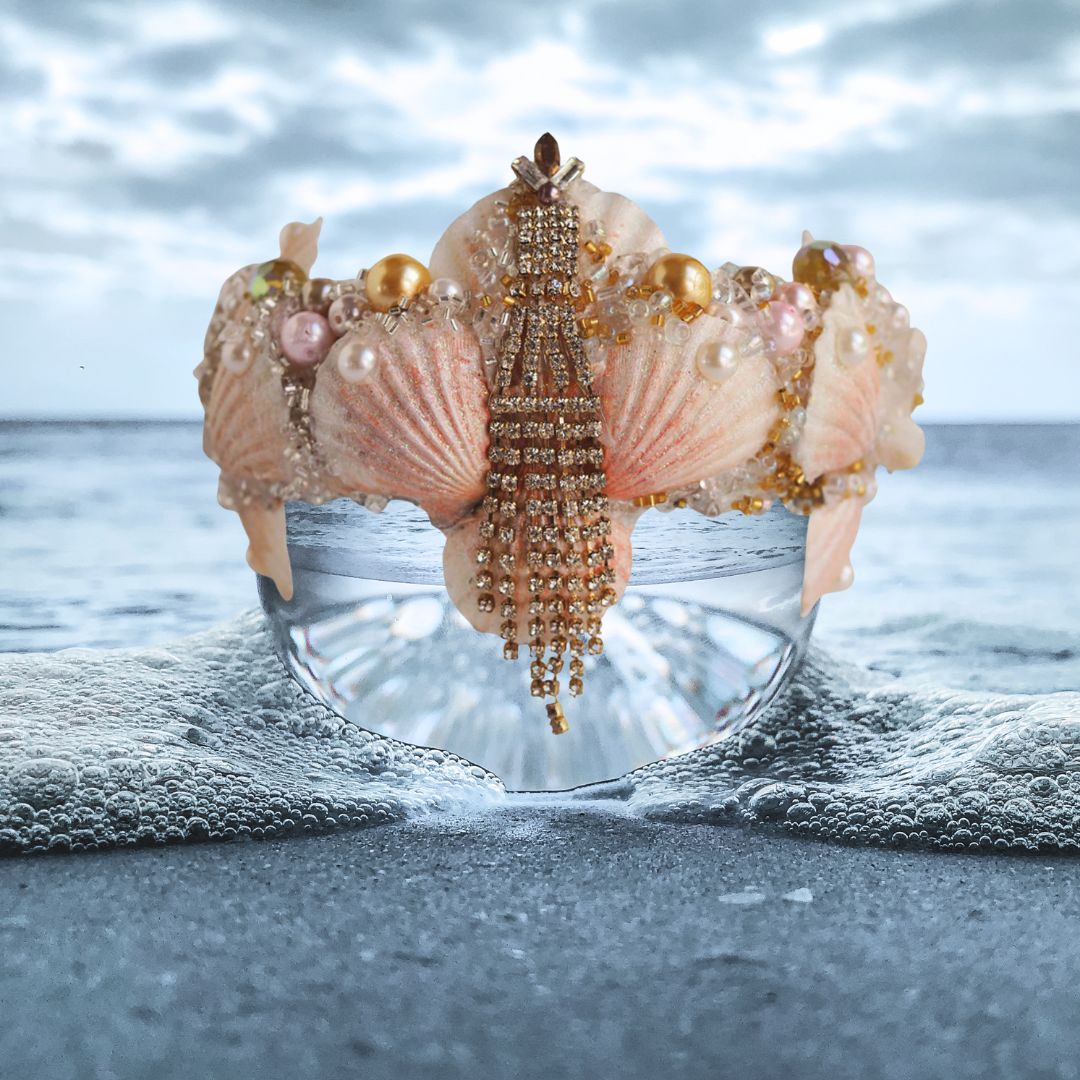 Mermaid Shell Crown - Pink