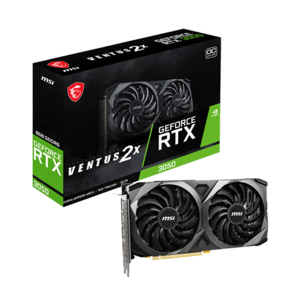 MSI Nvidia GeForce RTX 3050 VENTUS 2X 8G OC 128-Bit