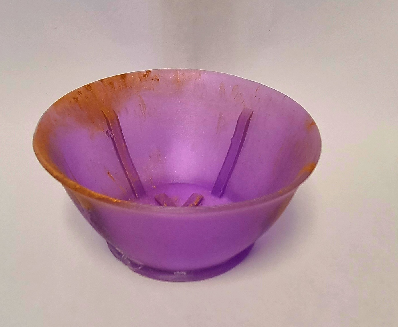 Resin cast shaving bowl. (Medium)