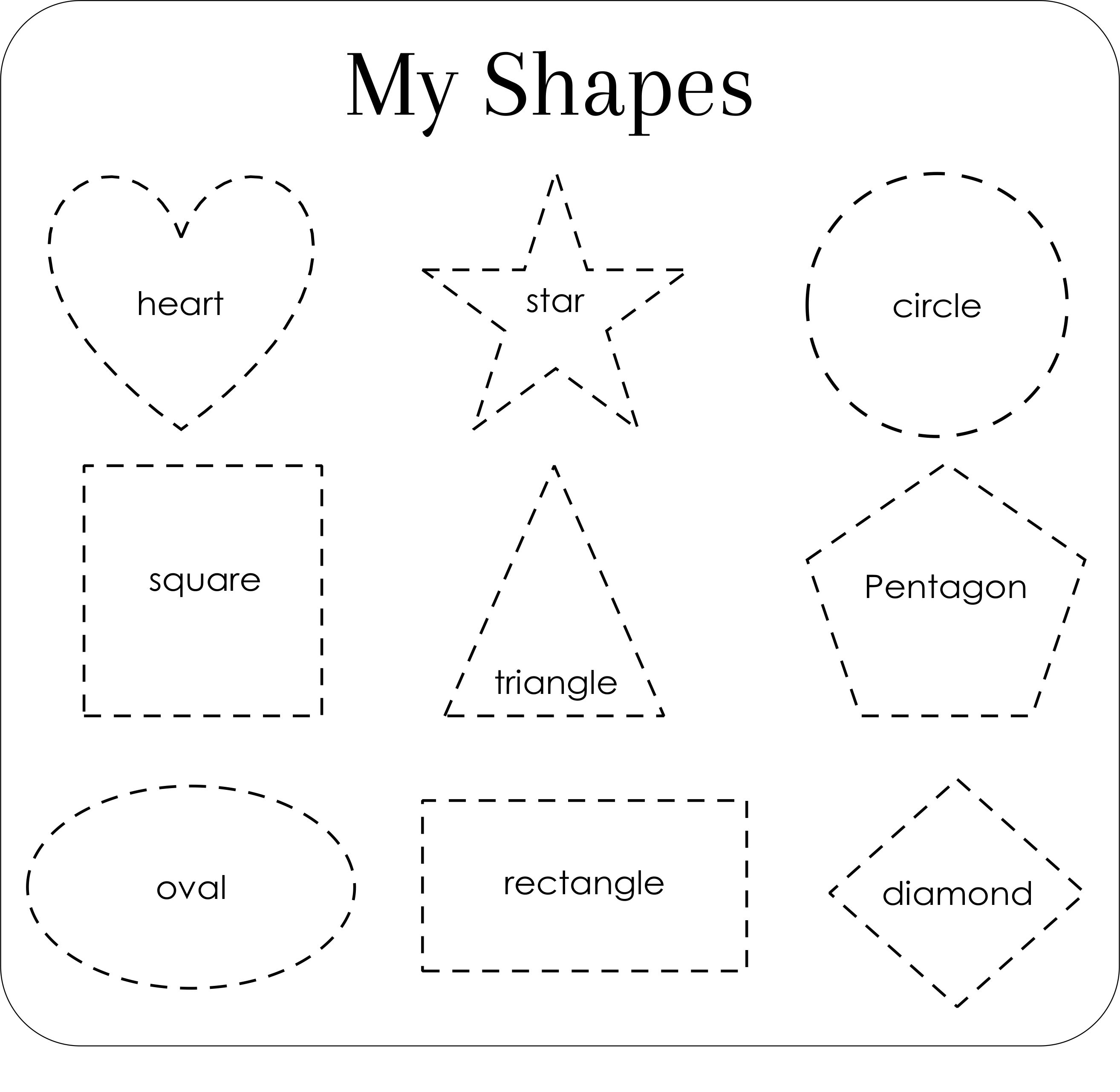 Dotted My Shapes Tablet -  bilingual