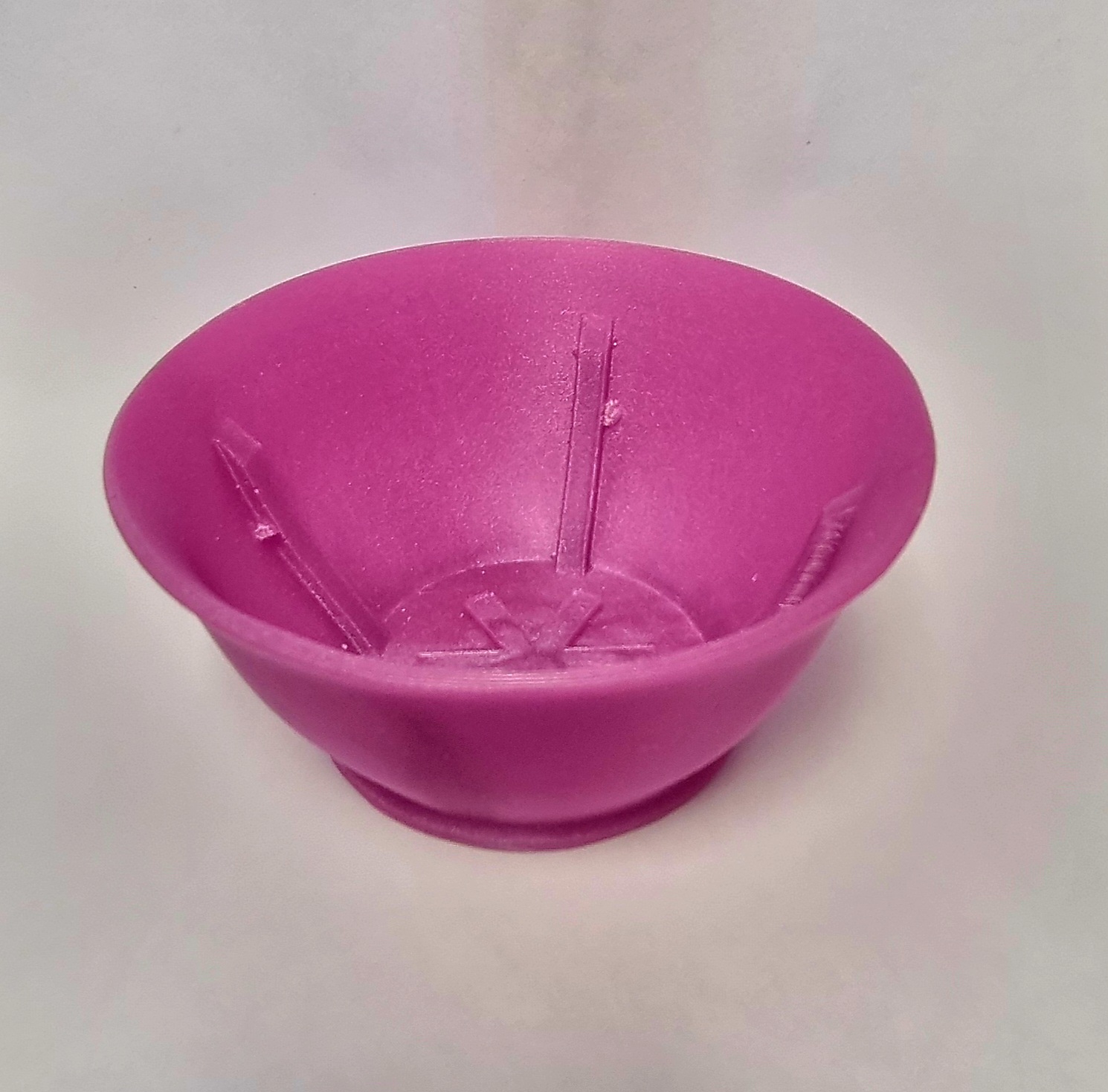 Resin cast shaving bowl. (Medium)