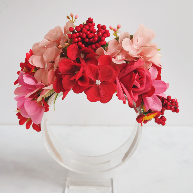 Flower crown - Red berries