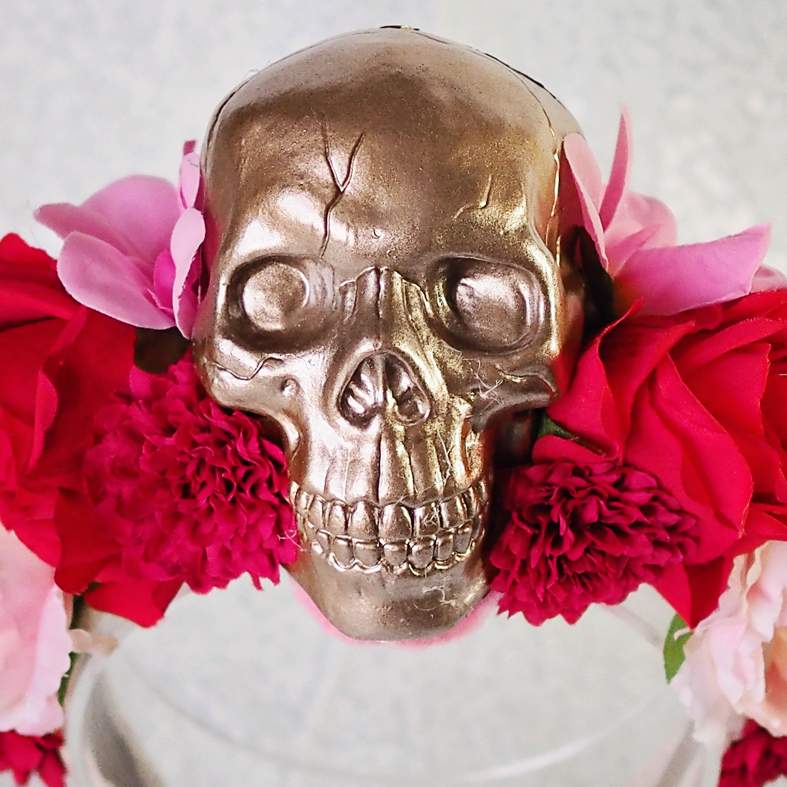 Skull Flower crown